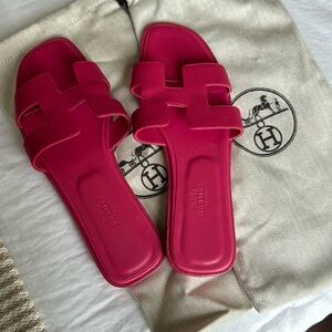 Hot Pink Oran Sandals